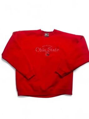 Pro Player Ohio State Red Crewneck Sweatshirt